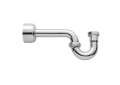 Jaclo® 251-SN P-Trap With Round Box Escutcheon, 1-1/4 in, 1-1/4 in Inlet x 3 in Outlet, Brass