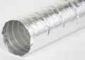 Atco 50 4" x 25' Uninsulated Air Duct with Triple Ply Duct Wall