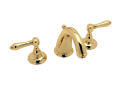 ROHL A2108LMIB-2 San Julio C-Spout Widespread Bathroom Faucet - Italian Brass