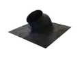 Centrotherm Eco Systems InnoFlue® ICRF2435 Concentric Roof Flashing, Polypropylene, 22 in W x 19-1/2 in L Base, Domestic