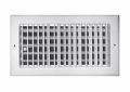 TRUaire™ 210VM10X06 1-Way Ceiling/Sidewall Register, 10 x 6 in, Steel, Powder Coated