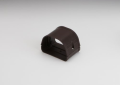 Rectorseal 84270 Fortress LJ-92-B 3-1/2 inch PVC Lineset Cover Coupling - Brown
