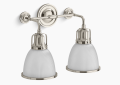 Kohler K-32282-SC02-SNL Hauksbee(R) Two-Light Bell Sconce - Polished Nickel