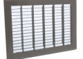 Hart and Cooley 265-410-GS 4" x 10" Steel Floor Grille - Golden Sand