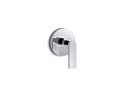 Kohler K-T73140-4-CP Composed Transfer Valve Trim with Lever Handle - Polished Chrome