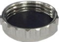 Viega 15054 Package of 2 Nickel Plated Brass SVC Manifold Outlet Cap with EPDM Gaskets