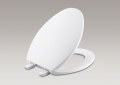Kohler K-4774-0 Brevia Q2 Elongated Toilet Seat with Quick-Release Hinges