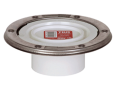 Sioux Chief 886-PTMS TKO 3 inch PVC Street Closet Flange with Adjustable Metal Ring and Knockout