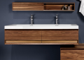 Wetstyle M3610WM-16 M Collection 36" Wall Mount Vanity - Chocolate Walnut