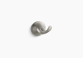 Kohler K-11375-BN Forte Sculpted Double Robe Hook - Vibrant Brushed Nickel