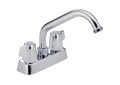 Delta 2131LF Classic Two Handle Laundry Faucet - Chrome