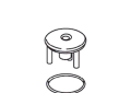 Kohler K-21072-CP Stopper Sub-Assembly - Polished Chrome