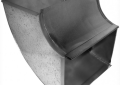 Southwark 161810 18" x 10" 26 Gauge Warm Air 90 Degree Vertical Elbow