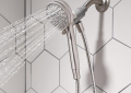 Moen® 26000SRN 26000 Attract™ Hand Shower, 3.5 in Dia Shower Head, 1.75 gpm Flow Rate, 59 in L Hose, IPS Connection, Spot Resist Brushed Nickel, Import