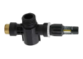 Uponor A2670003 EP Heating Manifold Single Section with Balancing Valve and Flow Meter