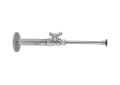 Jaclo® 619-72-PN 1/4 Turn Contemporary/Modern Straight Pattern Complete Toilet Supply Kit With Standard Cross Handle, 4 Pieces, Domestic
