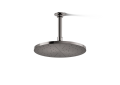 Kohler® 13689-TT Contemporary Rainhead With Katalyst® Air-Induction Spray, 2.5 gpm Flow Rate, 1 Sprays, Ceiling Mount, 10 in Dia x 2-3/4 in H Head