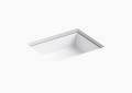 Kohler K-2882-0 Verticyl(R) Rectangular Under-mount Bathroom Sink - White