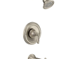 Moen T2153BN Brantford Posi-Temp Tub and Shower Valve Trim - Brushed Nickel