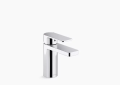 Kohler K-23472-4-CP Parallel(TM) Single-Handle Bathroom Sink Faucet - Polished Chrome