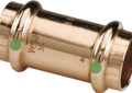 Viega 78072 ProPress 2 inch Press Copper Coupling with Stop and EPDM Sealing Elements