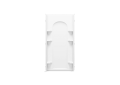 Sterling 72342100-0 Ensemble(TM) Curve 36" Vikrell(R) Shower Back Wall - White
