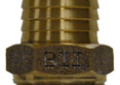 Boshart BMA-100NL 1" Lead Free Brass Male Insert Adapter