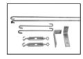 Roth 2335100222 Package of 2 Oil Tank Tie Down Kits
