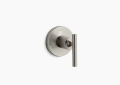 Kohler K-T14491-4-BN Purist(R) Valve Trim with Lever Handle for Transfer Valve, Requires Valve - Vibrant Brushed Nickel