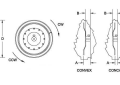 Ruud 703014 Furnace / Air Handler Blower Wheel