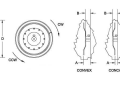 Ruud 70-18629-01 Furnace / Air Handler Blower Wheel