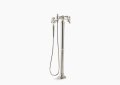 Kohler K-T72790-9M-SN Artifacts(R) Floor-Mount Bath Filler Trim with Handshower - Vibrant Polished Nickel