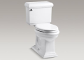 Kohler K-3816-0 Memoirs Classic Comfort Height Two-Piece Elongated Toilet