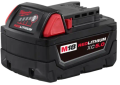 Milwaukee 48-11-1850 M18 REDLITHIUM XC5.0 Extended Capacity 18 Volt 5.0 AmpHour Lithium-Ion Rechargeable Battery