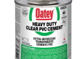 Oatey 30876 Heavy Duty Body Clear PVC Cement - 16 ounce