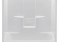Aquatic 2603SGL 60 inch x 32 inch x 72 inch Tub and Shower with Left-Hand Drain - White