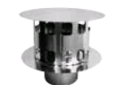 DuraVent® FasNSeal® FSRC4 Rain Cap, Stainless Steel, Fits Duct Size: 4 in, 8-9/10 in W