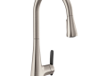 Moen S7235SRS Sinema Spot Resist One-Handle High Arc Pulldown Kitchen Faucet - Stainless