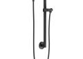 DELTA® 51600-BL Universal Showering Adjustable Straight Slide Bar/Grab Bar Assembly, 24 in L Bar, Matte Black, Import