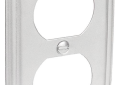 GARVIN® G19380 Handy Utility Box Cover, 4.24 in L x 2.38 in W, Duplex Receptacle Cover, Steel