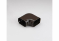 Slimduct® 85471 90 deg Flat Elbow, 3-3/4 in W