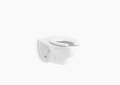 KOH K-84325-0 Kingston(TM) Ultra Wall-Mount Top Spud Flushometer Bowl - White