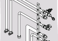 Viessmann 7201 537 Connection Set for Left/Right Connection