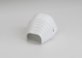 Rectorseal 84107 Fortress LEN-122-W 4-1/2 inch PVC Lineset Cover End Fitting - White