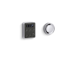 Kohler® 5557-CP Invigoration™ Steam Generator Control Kit, Adjustable Panel, 90 to 125 deg F Range, Polished Chrome, For Use With Invigoration™ 5 to 15 kW Steam Generator