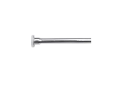 Newport Brass® 436/10 Flat Head Rigid Supply Tube, 3/8 in, Compression, 20 in L, Solid Brass