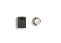 Kohler® 5557-SN Invigoration™ Steam Generator Control Kit, Adjustable Panel, 90 to 125 deg F Range, Vibrant® Polished Nickel, For Use With Invigoration™ 5 to 15 kW Steam Generator