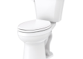 Gerber® GVP31528 Toilet Bowls, Viper, White, Elongated Shape, 17-1/8 in H Rim, 2 in Trapway