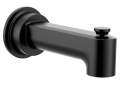 Moen® 4325BL 4325 Greenfield™ Hardware Diverter Spout, 1/2 inch Connection Size, Metal, Matte Black, Domestic