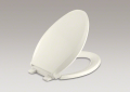 Kohler K-4636-96 Cachet Quiet-Close Elongated Toilet Seat with Grip-Tight